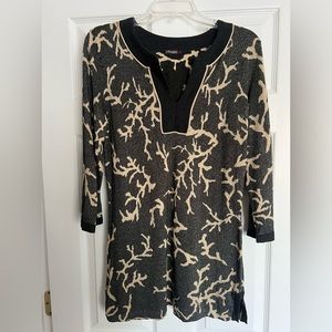 J McLaughlin Coral Print Sweater